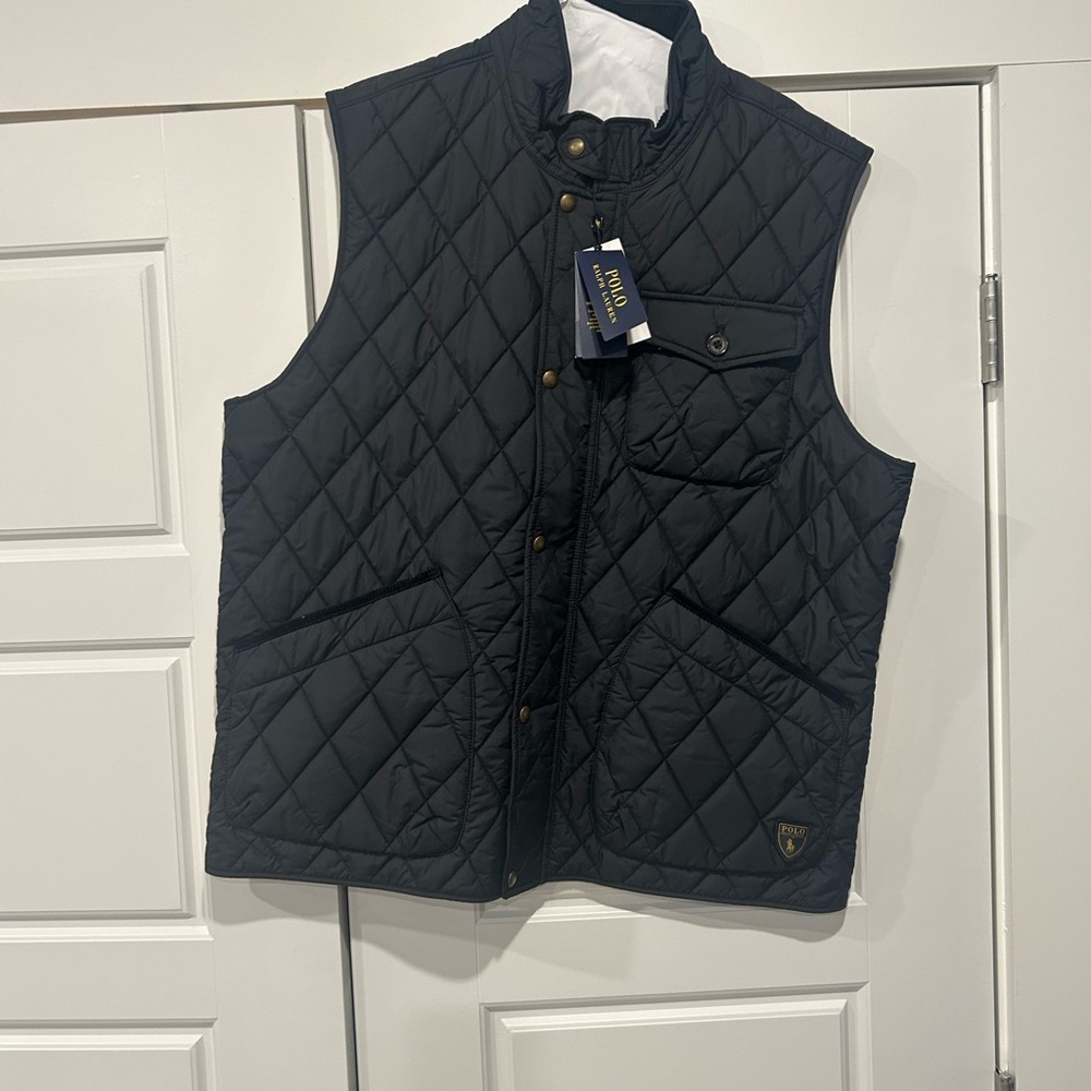Polo Ralph Lauren Black Quilted Vest